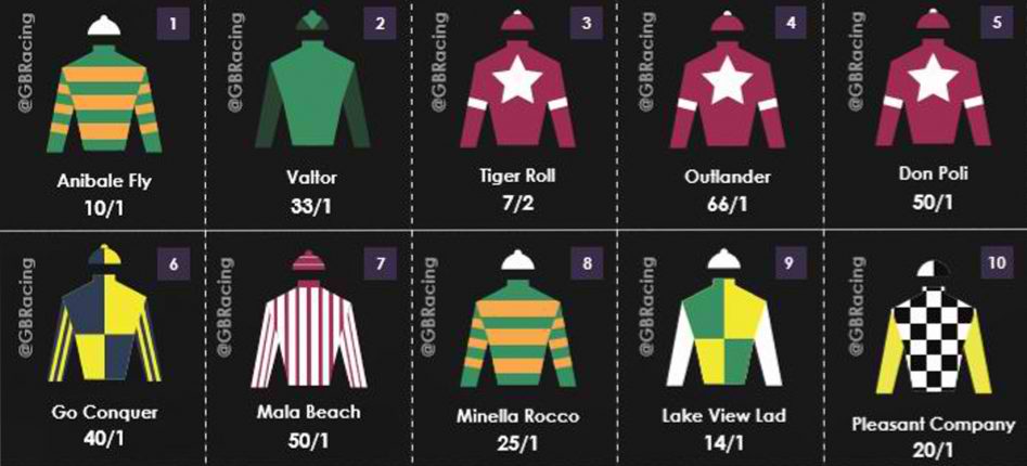 2019 Grand National Sweepstake Kit - Great British Racing